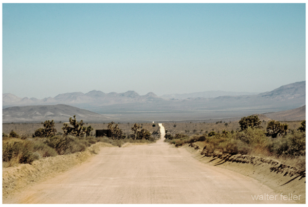 picture of Copper City Road north of Barstow California