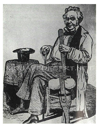 Drawing of Peg Leg Smith