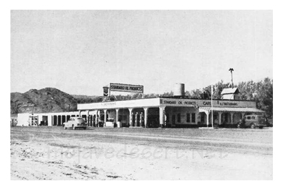 Standard Station in Baker, Ca.