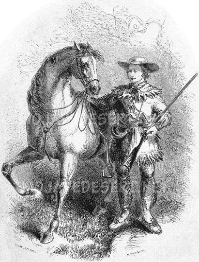 Kit Carson and his favorite horse