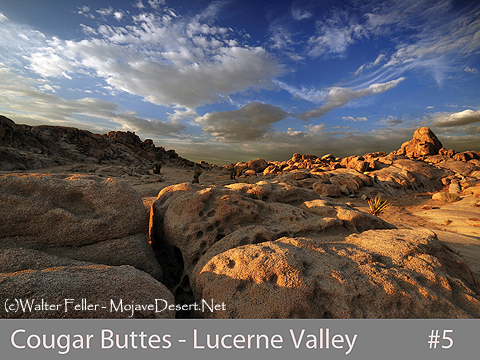 Cougar Buttes rock formations in Lucerne Valley