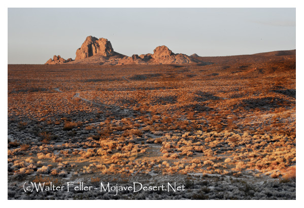 Robber's Roost at dawn - Freeman Junction near Ridgecrest, California